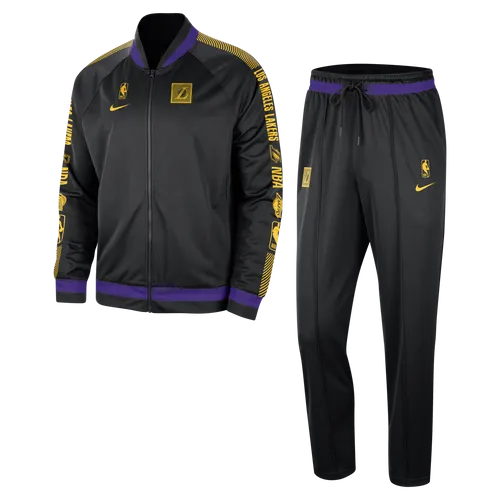 Los Angeles Lakers Starting 5 Men's Nike Dri-FIT NBA Tracksuit - Black - Polyester