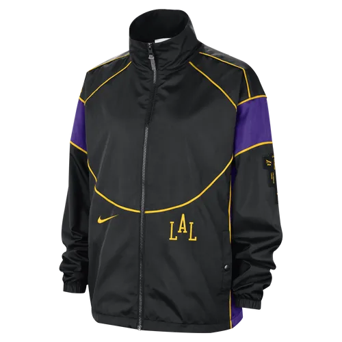 Los Angeles Lakers Swoosh Fly 2023/24 City Edition Women's Nike NBA Jacket - Black - Polyester
