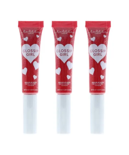 Lottie London Womens Glossip Girl Full Coverage Colour Gloss 8ml - Aces x 3 - NA - One Size