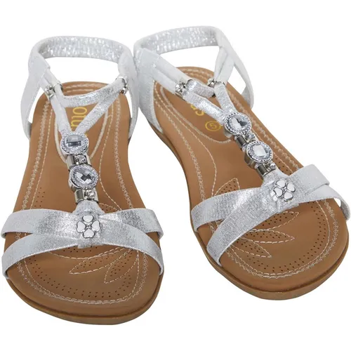 Lotus Womens Rennes Sandals Silver