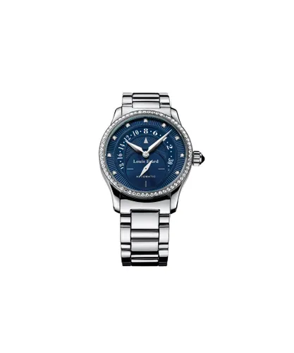 Louis Erard : Womens Emotion Blue Watch - Silver Stainless Steel - One Size
