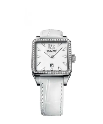 Louis Erard : Womens Emotion White Watch Leather - One Size