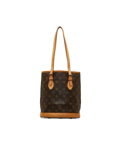 Louis Vuitton Pre-owned Womens Vintage Monogram Bucket PM Brown Canvas (archived) - One Size