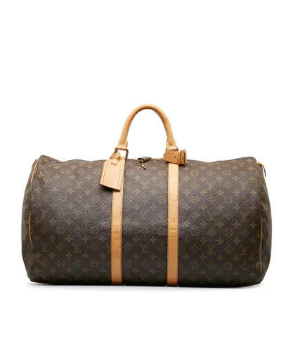 Louis Vuitton Womens Vintage Monogram Keepall 55 Brown Canvas (archived) - One Size