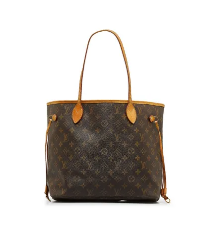 Louis Vuitton Womens Vintage Monogram Neverfull MM Brown Canvas (archived) - One Size