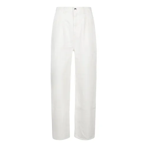 Loulou Studio , Ivory Attu Jeans ,White female, Sizes: