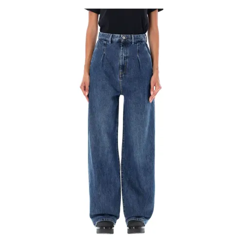 Loulou Studio , Washed Blue High-Rise Denim Jeans ,Blue female, Sizes: