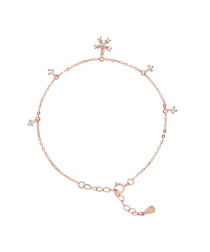 Lova - Lola Van Der Keen Womens Bracelet - Night Out Collection - Pink Sterling Silver - One Size