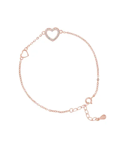 Lova - Lola Van Der Keen Womens Bracelet - Night Out Collection - Pink Sterling Silver - One Size