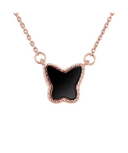 Lova - Lola Van Der Keen Womens Necklace - Like a Star Collection - Pink Sterling Silver - One Size