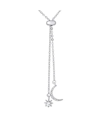 Lova - Lola Van Der Keen Womens Necklace - Like a Star Collection Silver Sterling - One Size