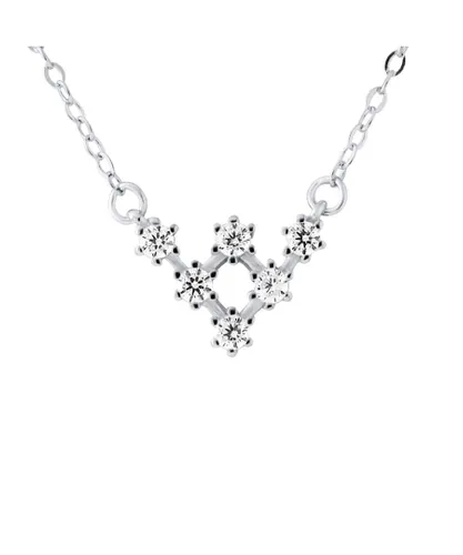 Lova - Lola Van Der Keen Womens Necklace - Like a Star Collection Silver Sterling - One Size