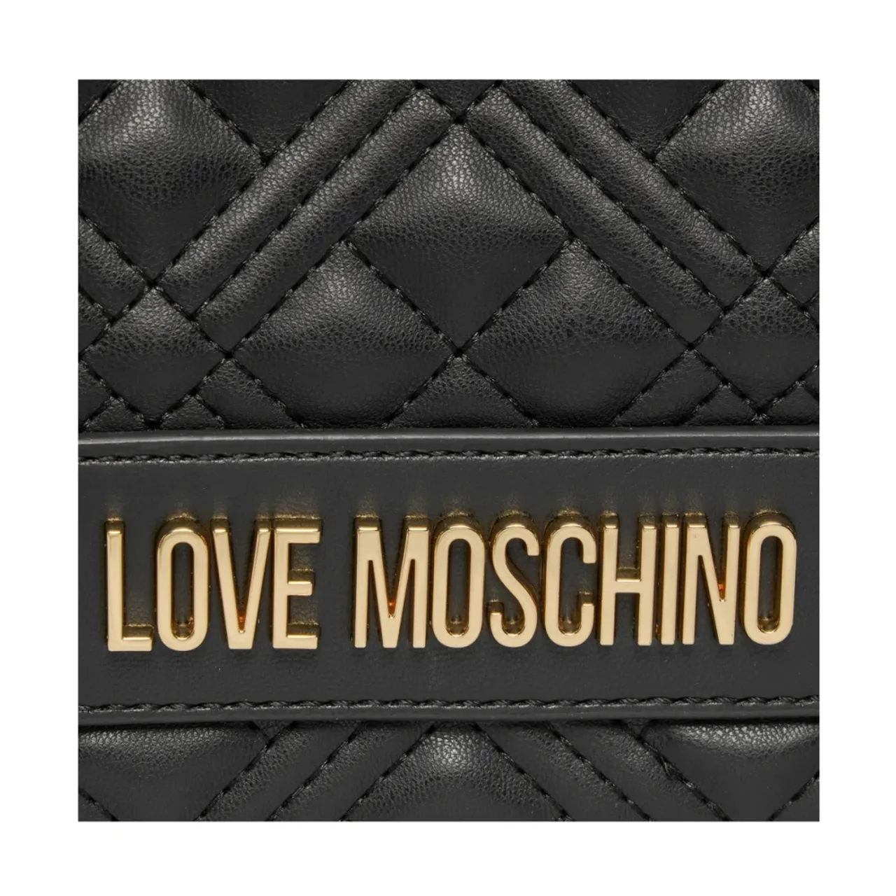 Love Moschino , Black Synthetic Leather Backpack ,Black female, Sizes: ONE SIZE