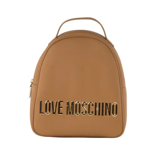 Love Moschino , Bold Love Backpack ,Brown female, Sizes: ONE SIZE