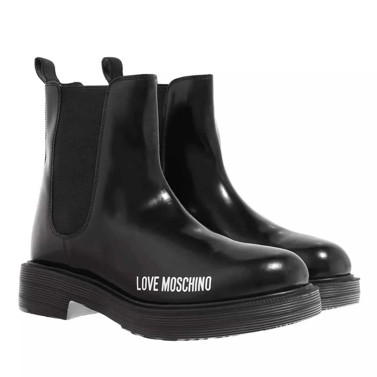 Love Moschino Boots & Ankle Boots - Sca.Nod.City40 Vit.Abrasivato - black - Boots & Ankle Boots for ladies