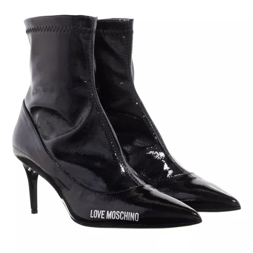 Love Moschino Boots & Ankle Boots - Sca.Nod.Spillo70 Stretch Pat.Pu - black - Boots & Ankle Boots for ladies