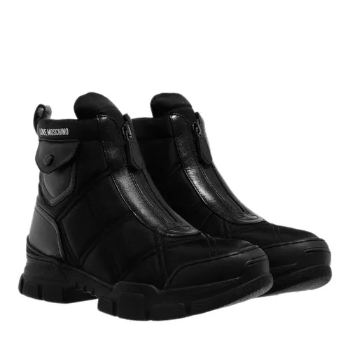 Love Moschino Boots & Ankle Boots - Sneakerd.Trek45 Vitello+Nylon - black - Boots & Ankle Boots for ladies