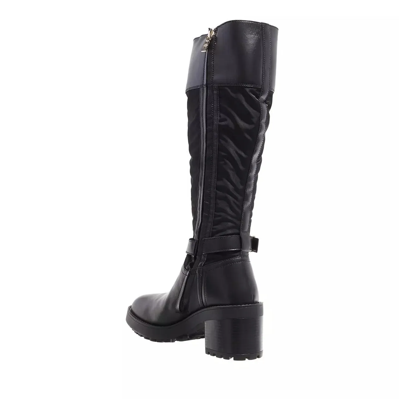 Love Moschino Boots & Ankle Boots - Stivaled.Quad70 Vitello+Nylon - black - Boots & Ankle Boots for ladies
