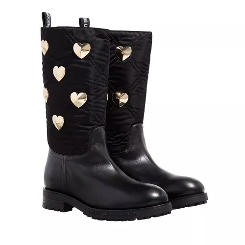 Love Moschino Boots & Ankle Boots - St.Ttod.Daily40 Vitello+Nylon - black - Boots & Ankle Boots for ladies