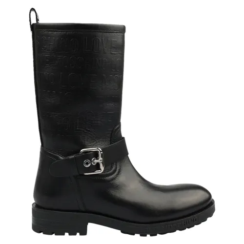 Love Moschino , Boots ,Black female, Sizes: