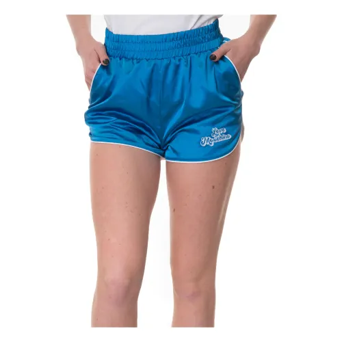 Love Moschino , Contrast Piping Shorts ,Blue female, Sizes: