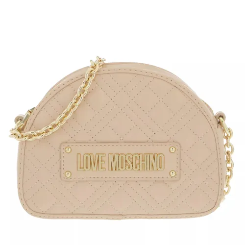 Love Moschino Crossbody Bags - Borsa Quilted  Pu - beige - Crossbody Bags for ladies