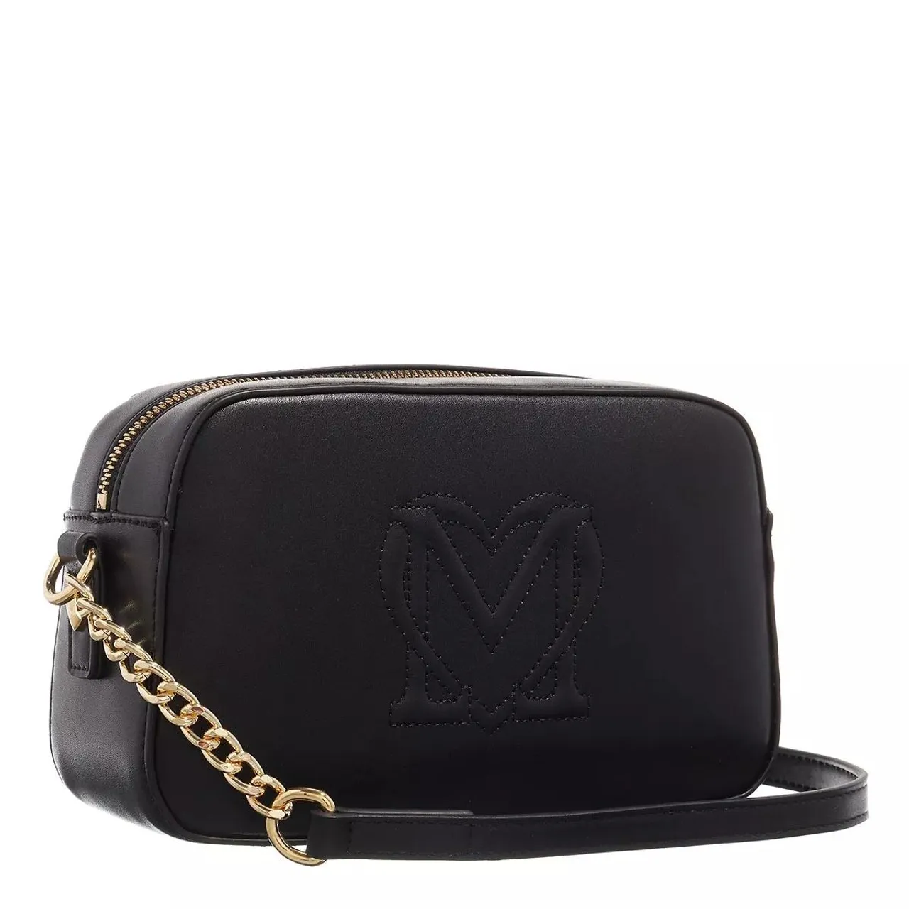 Love Moschino Crossbody Bags - Borsa Simple Hoop Pu - black - Crossbody Bags for ladies