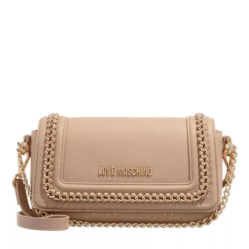 Love Moschino Crossbody Bags - Chain Link - beige - Crossbody Bags for ladies