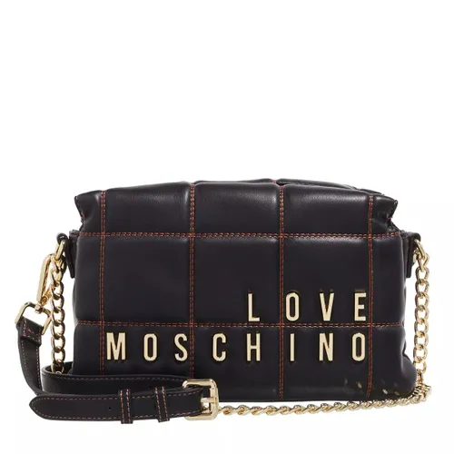 Love Moschino Crossbody Bags - Embroidery Quilt - black - Crossbody Bags for ladies