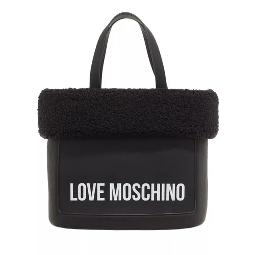 Love Moschino Crossbody Bags - Fun & Fur - black - Crossbody Bags for ladies