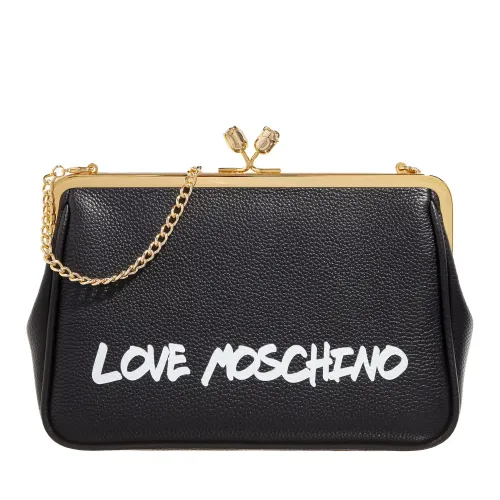 Love Moschino Crossbody Bags - Graffiti - black - Crossbody Bags for ladies