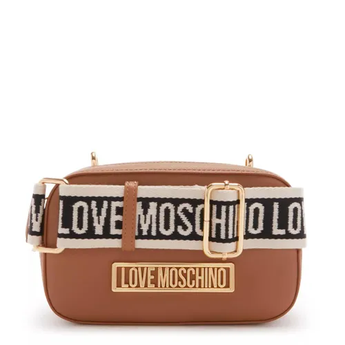 Love Moschino Crossbody Bags - Love Moschino Natural Braune Umhängetasche JC4148P - brown - Crossbody Bags for ladies