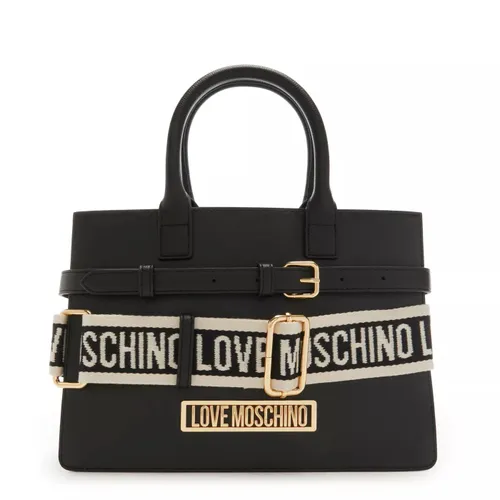 Love Moschino Crossbody Bags - Love Moschino Natural Schwarze Handtasche JC4146PP - black - Crossbody Bags for ladies