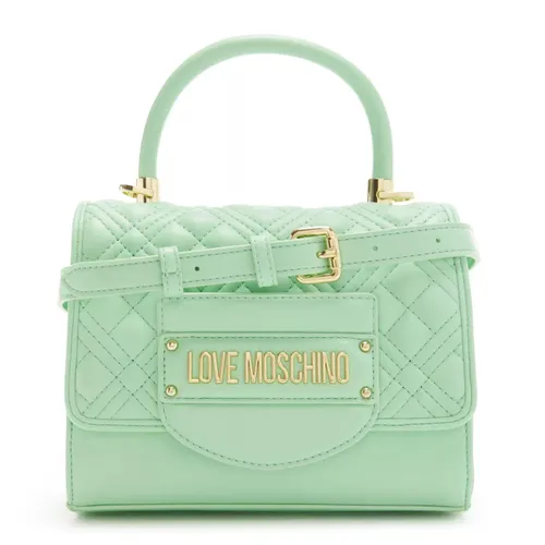 Love Moschino Crossbody Bags - Love Moschino Quilted Bag Grüne Handtasche JC4055P - green - Crossbody Bags for ladies