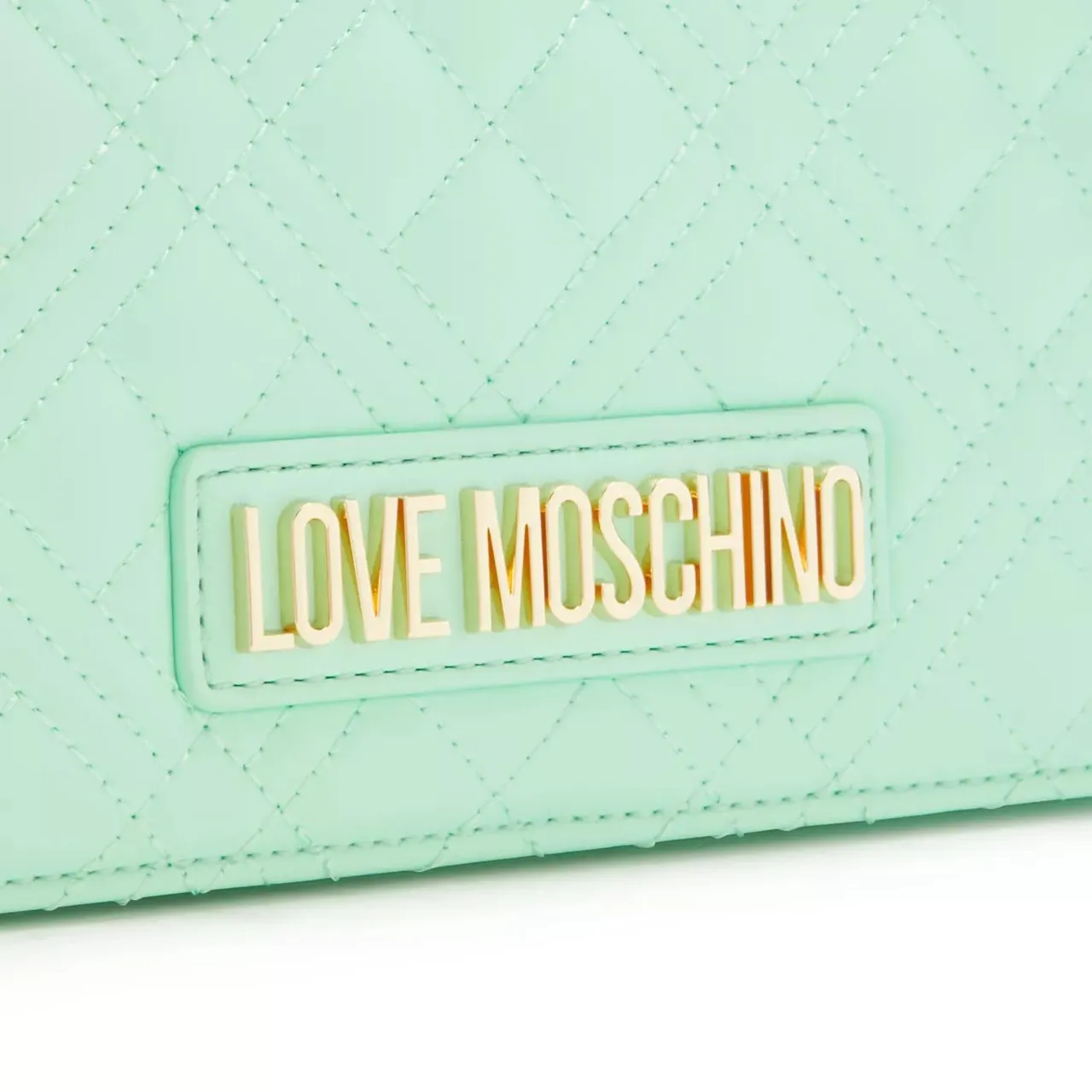 Love Moschino Crossbody Bags - Love Moschino Quilted Bag Grüne Schultertasche JC4 - green - Crossbody Bags for ladies