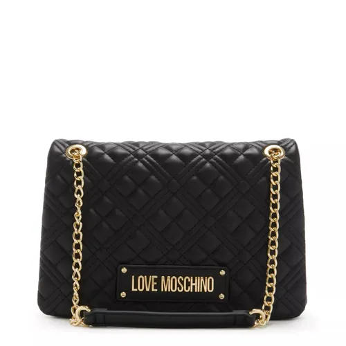 Love Moschino Crossbody Bags - Love Moschino Quilted Bag Schwarze Handtasche JC40 - black - Crossbody Bags for ladies