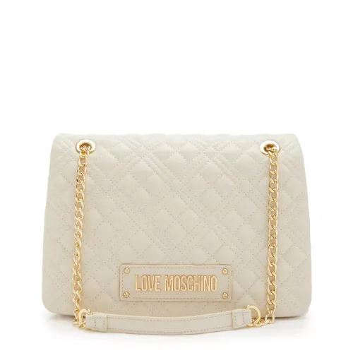 Love Moschino Crossbody Bags - Love Moschino Quilted Bag Weiße Handtasche JC4014P - white - Crossbody Bags for ladies