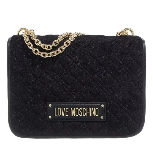 Love Moschino Crossbody Bags - Quilted Bag Pony - black - Crossbody Bags for ladies