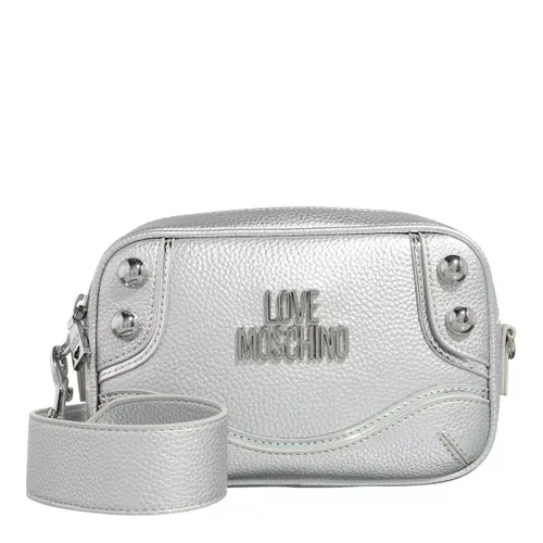 Love Moschino Crossbody Bags - Rock'N Love - silver - Crossbody Bags for ladies