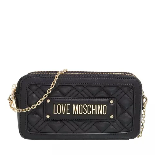 Love Moschino Crossbody Bags - Sling Quilted - black - Crossbody Bags for ladies