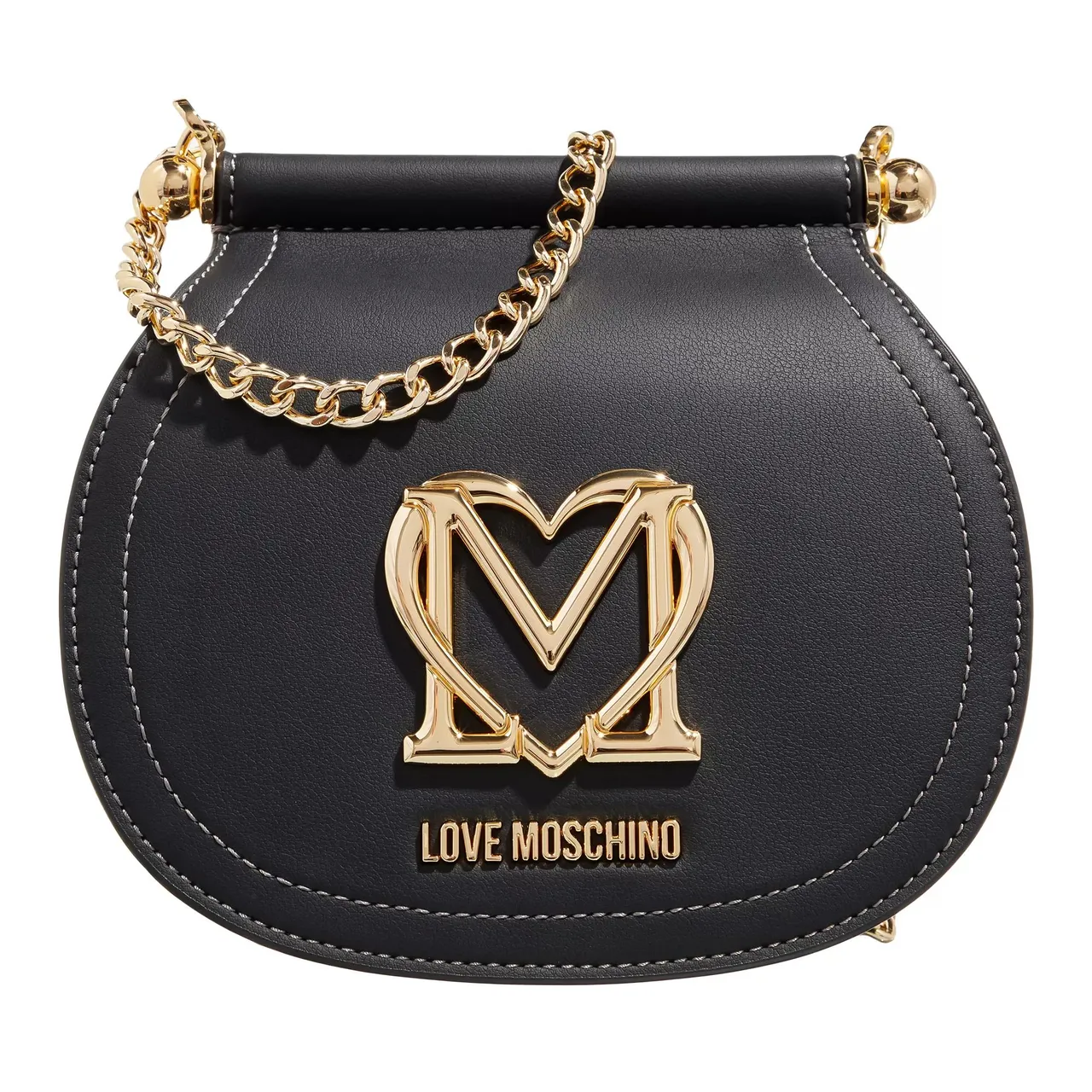 Love Moschino Crossbody Bags - Super Gold - black - Crossbody Bags for ladies
