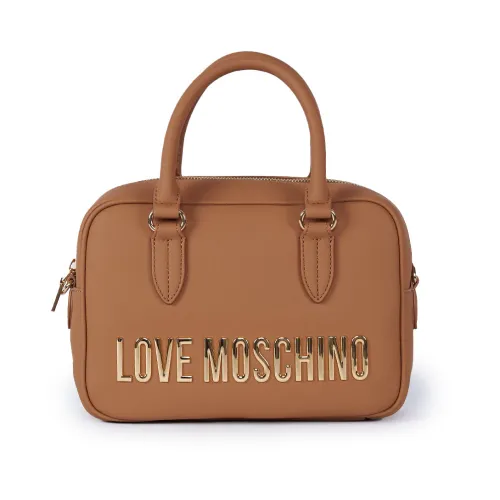 Love Moschino , Cuoio Eco Leather Handbag ,Brown female, Sizes: ONE SIZE