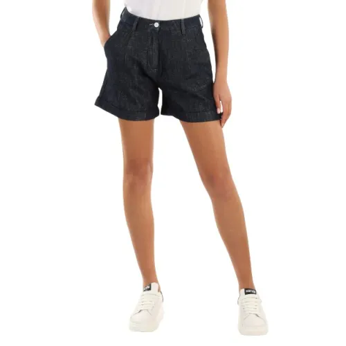 Love Moschino , Denim Shorts ,Blue female, Sizes: