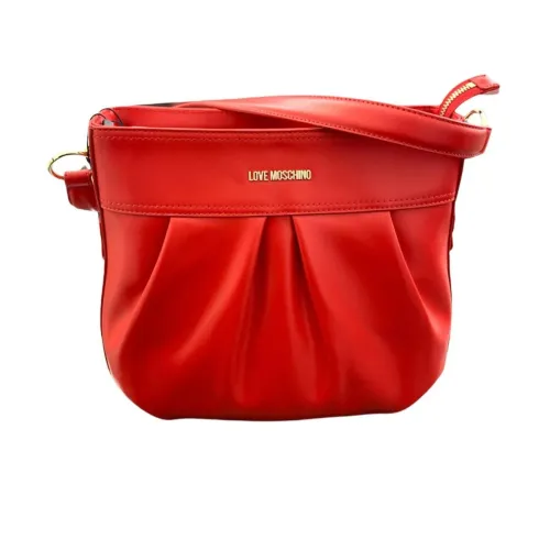 Love Moschino , Handbags ,Red female, Sizes: ONE SIZE