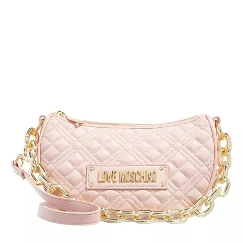Love Moschino Hobo Bags - Borsa Chunky Chain - rose - Hobo Bags for ladies