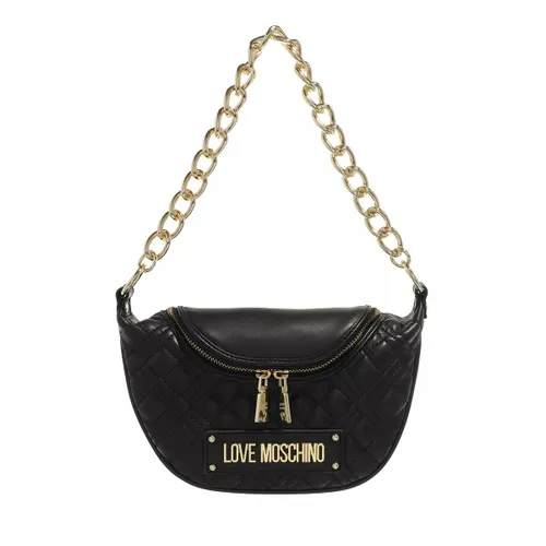 Love Moschino Hobo Bags - Borsa Quilted Pu - black - Hobo Bags for ladies