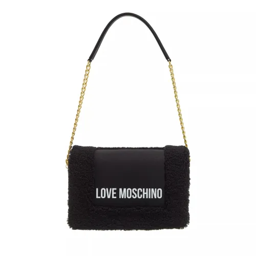 Love Moschino Hobo Bags - Fun & Fur - black - Hobo Bags for ladies