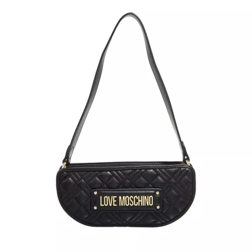 Love Moschino Hobo Bags - Quilted Bag - black - Hobo Bags for ladies