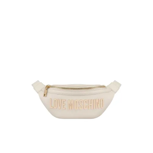 Love Moschino , Ivory Bags by Moschino ,Beige female, Sizes: ONE SIZE
