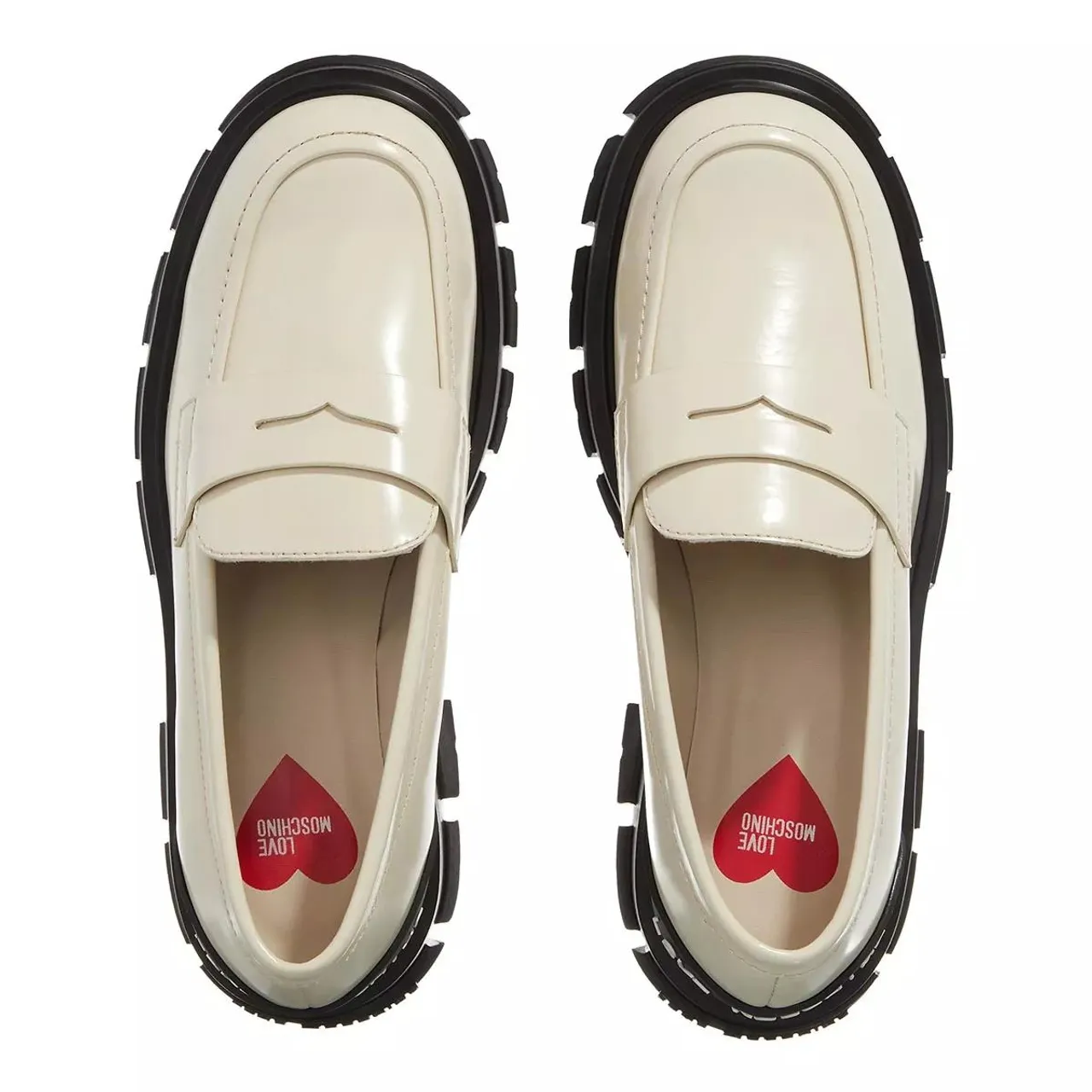 Love Moschino Loafers & Ballet Pumps - Winter Tassel - creme - Loafers & Ballet Pumps for ladies